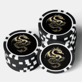 Golden Dragon Poker Chip (Opstapeling)
