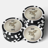 Golden Dragon Pokerchips (Opstapeling)
