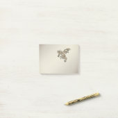 Golden Dragon Post-it® Notes (Op bureau)