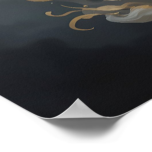 Golden dragon poster (Hoek)