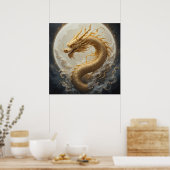 Golden dragon poster (Keuken)