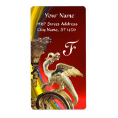 GOLDEN DRAGON RED RUBY Monogram Etiket (Voorkant)
