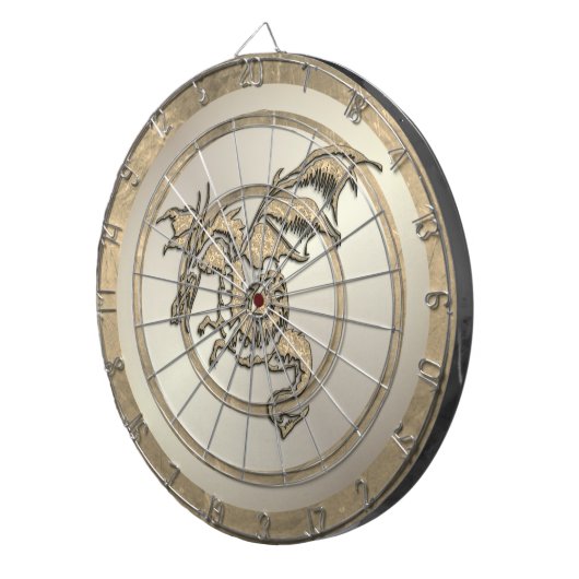 Golden Dragon Regulation Dartboard Dartbord (Voorkant Rechts)