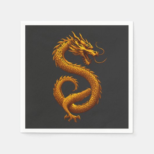 Golden Dragon Servet (Voorkant)