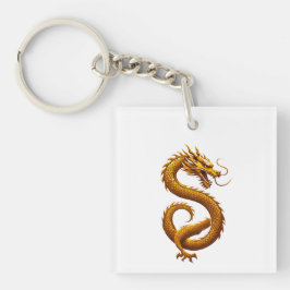 Golden Dragon Sleutelhanger