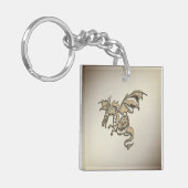 Golden Dragon Sleutelhanger (Voorkant Links)