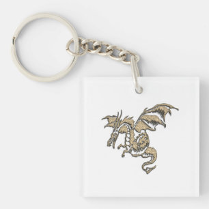 Golden Dragon Sleutelhanger