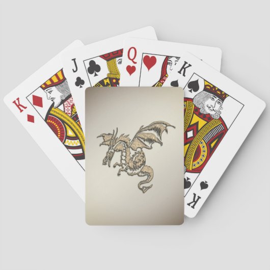 Golden Dragon Speelkaarten (Achterkant)