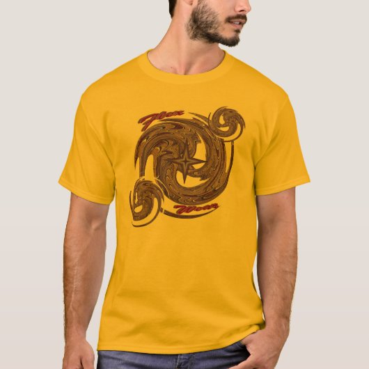 Golden Dragon Star T-shirt (Voorkant)