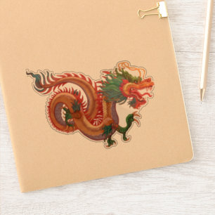 Golden Dragon Sticker