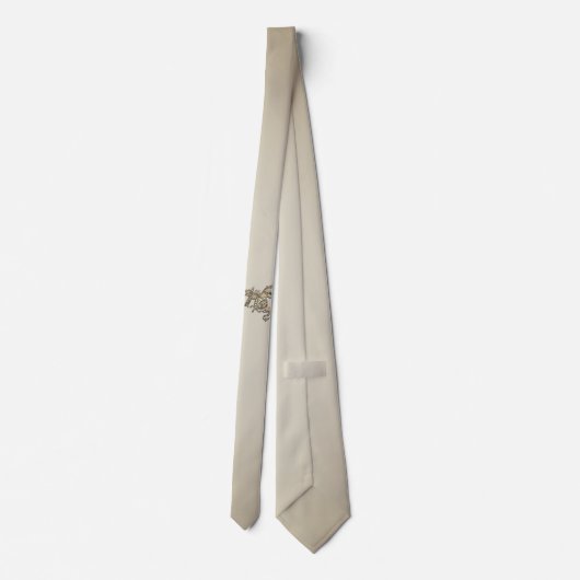 Golden Dragon Stropdas (Achterkant)