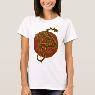 Golden Dragon Sun T-shirt