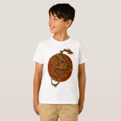 Golden Dragon Sun T-shirt (Voorkant volledig)