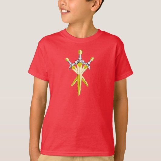 Golden Dragon Sword T-shirt (Voorkant)