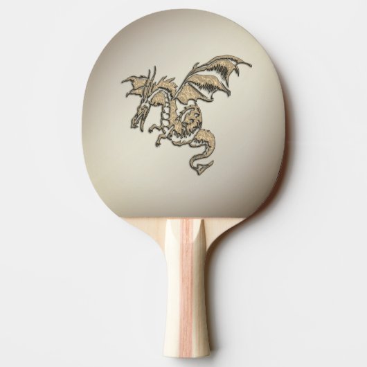 Golden Dragon Tafeltennisbatje (Achterkant)