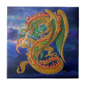Golden Dragon Tegeltje (Voorkant)