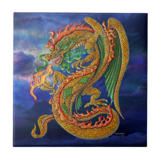 Golden Dragon Tegeltje