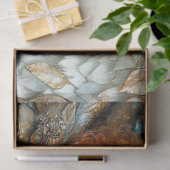 Golden Dragon Woman Fantasy Decoupage Tissuepapier (Geschenk)