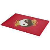 Golden Dragon Yin Yang Snijplank (Hoek)