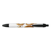 Golden Dragon Zwarte Inkt Pen (Achterkant)