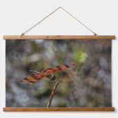 Golden Dragonflies Foto Hangend Wandkleed (Voorkant)