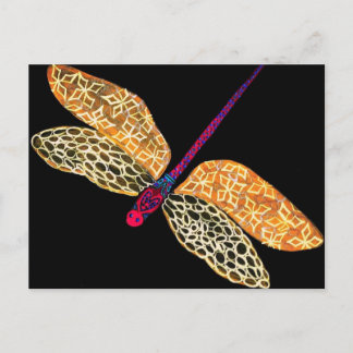 Golden Dragonfly Briefkaart