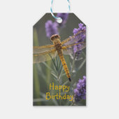 Golden Dragonfly Cadeaulabel (Voorkant)