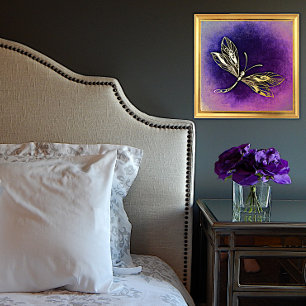 Golden Dragonfly Folie Afdrukken