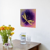 Golden Dragonfly Folie Afdrukken (Laag (Keuken))