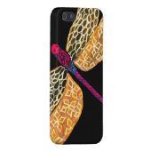 Golden Dragonfly iPhone Hoesje (Achterkant Rechts)