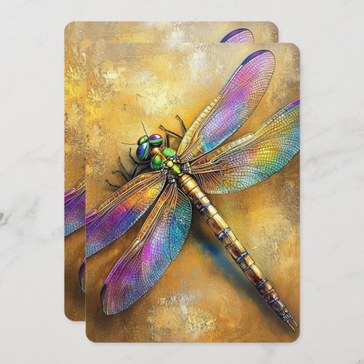 Golden Dragonfly Kaart (Voorkant / Achterkant)