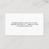 Golden Dragonfly Logo | Visitekaartje QR-code (Achterkant)