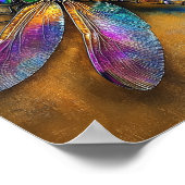 Golden Dragonfly Poster (Hoek)