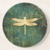 Golden Dragonfly Sandstone Onderzetter (Voorkant)