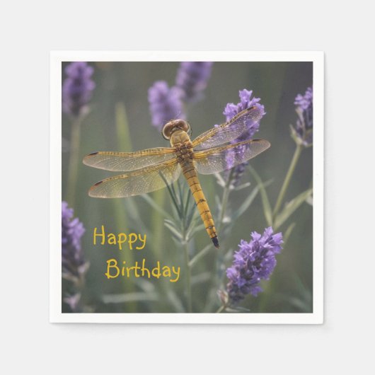 Golden Dragonfly Servet (Voorkant)