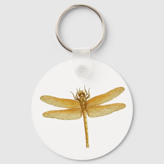 Golden Dragonfly Sleutelhanger (Voorkant)
