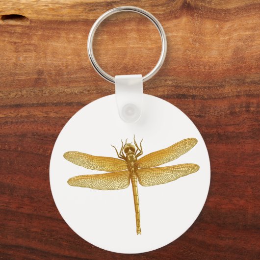 Golden Dragonfly Sleutelhanger (Voorkant)