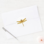 Golden Dragonfly Sticker (Envelop)