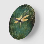 Golden Dragonfly Wall klok (Hoek)