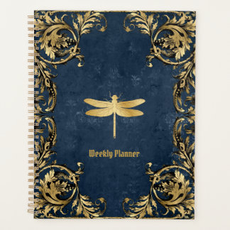 Golden Dragonfly Whimsical, niet-gedateerde Planne Planner