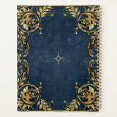 Golden Dragonfly Whimsical, niet-gedateerde Planne Planner (Achterkant)