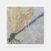 GOLDEN DRAGONFLY WINGS MONOGRAM PARTIJ SERVET (Voorkant)