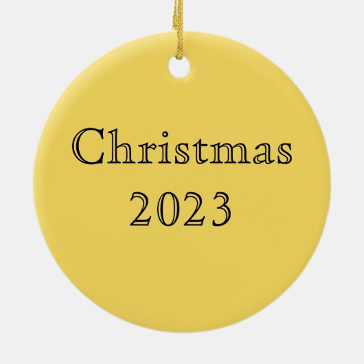 Golden Dragon's Eye Keramisch Ornament (Achterkant)