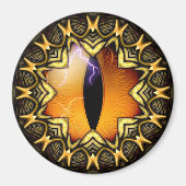 Golden Dragon's Eye Magneet (Voorkant)