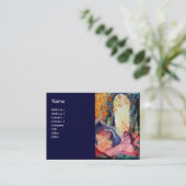 GOLDEN DREAM/Oriental Day Spa-behandelingen, blauw Visitekaartje (Staand voorkant)