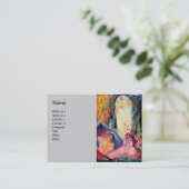 GOLDEN DREAM/Oriental Day Spa-behandelingen, grijs Visitekaartje (Staand voorkant)