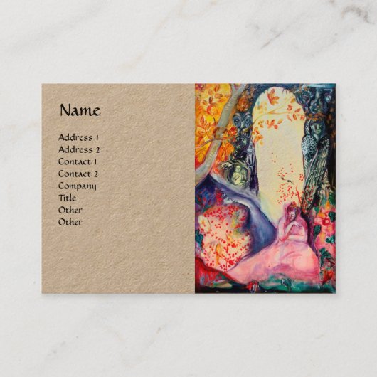 GOLDEN DREAM / Oriental Day Spa Treatment Kraft Visitekaartje (Voorkant)