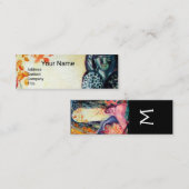 GOLDEN DREAM Yoga Instructor,Meditation,Zen Garden Mini Visitekaartje (Voorkant / Achterkant)