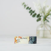 GOLDEN DREAM Yoga Instructor,Meditation,Zen Garden Mini Visitekaartje (Staand voorkant)