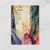 GOLDEN DREAM Yoga Instructor Meditation Zen Garden Visitekaartje (Voorkant)